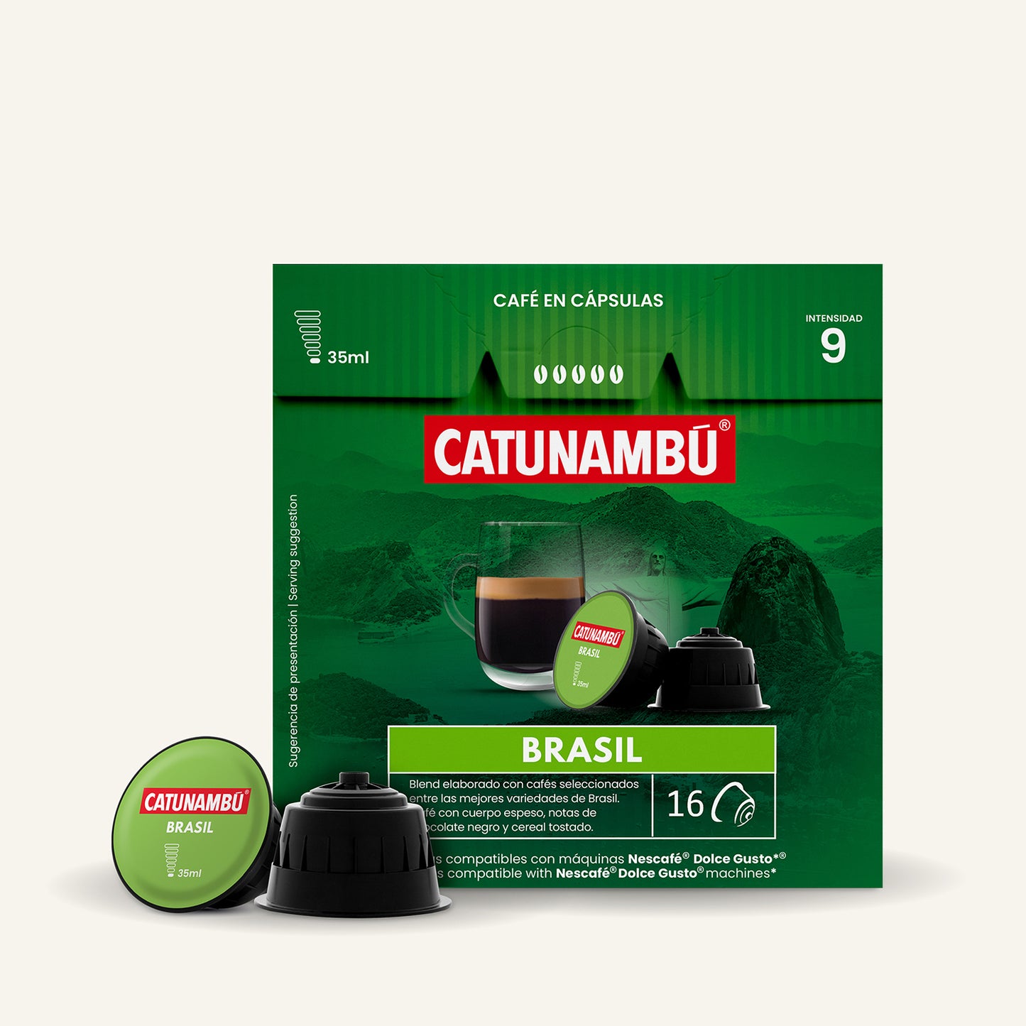 Dolce Gusto® compatible Brazilian Coffee Capsules (16 caps.)