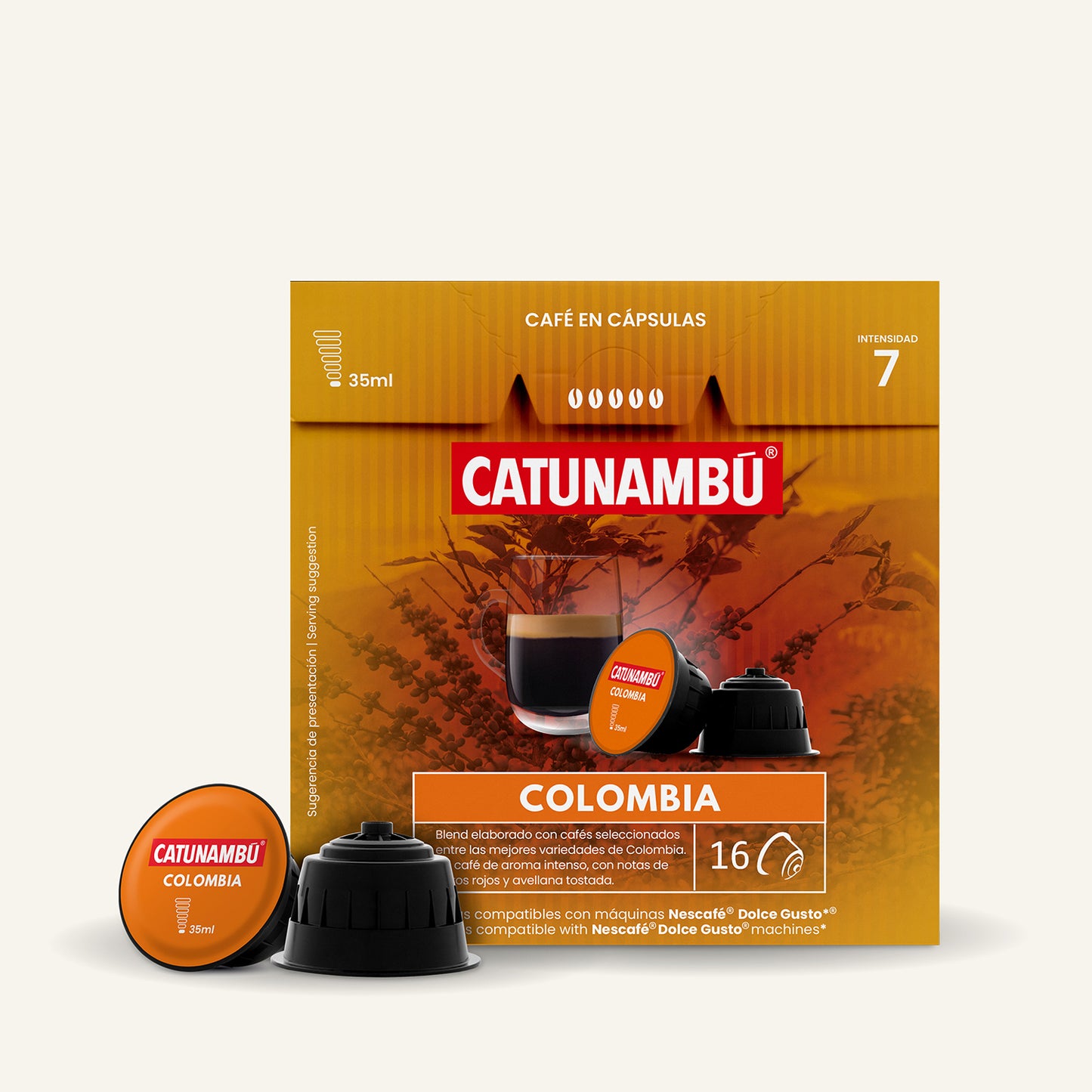 Cápsulas Café Colombia compatibles Dolce Gusto® (16 caps.)