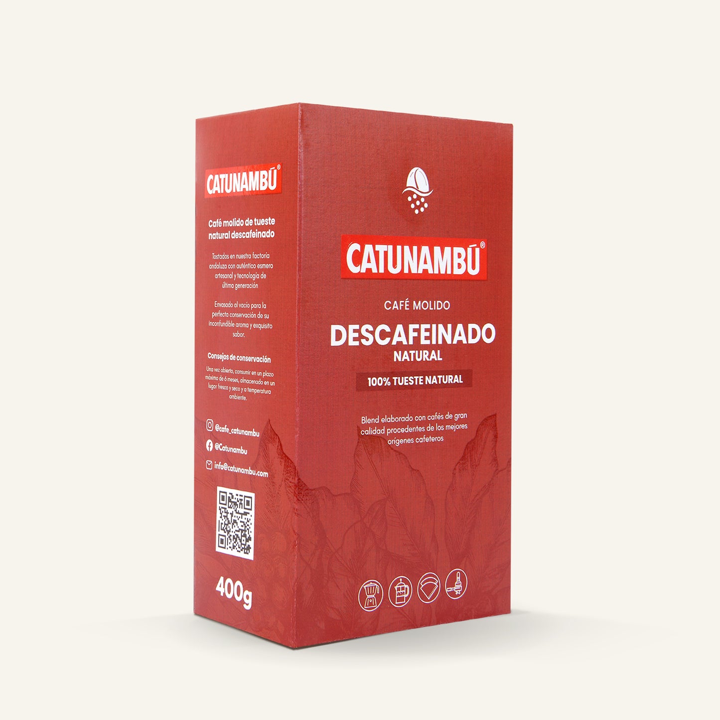Café Molido Descafeinado Natural 400g